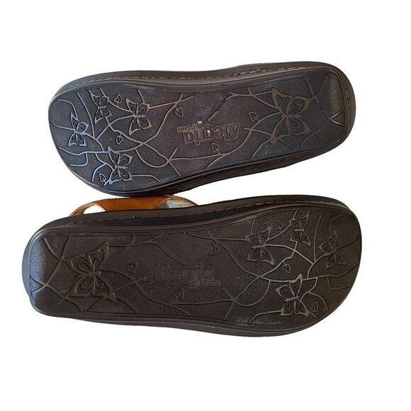 Allegria Viki Cognac Needles & Pins Sandal Multicolor Embroidered Sandal EU 37 - Picture 11 of 12